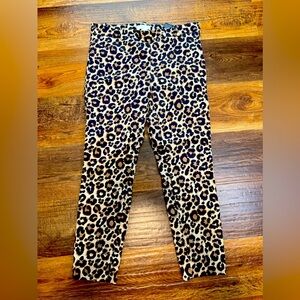 H&M animal print pants sz 10